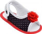 BABY SANDAL 003-125 Preta/Branca